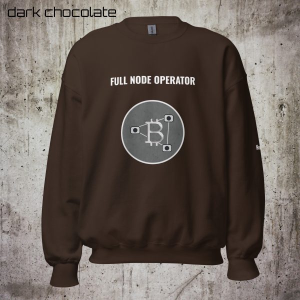 FULL NODE OPERATOR Pullover – Industrial Metal Edition