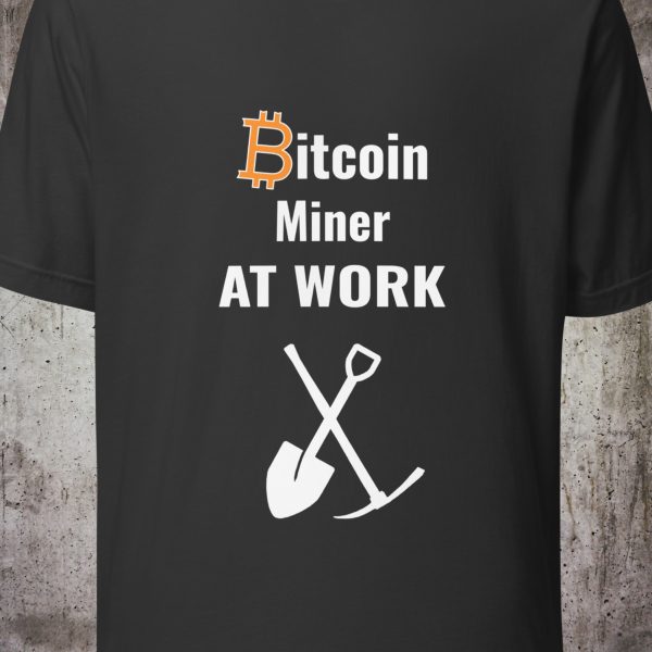 Bitcoin Miner at Work – Miner Edition T-Shirt