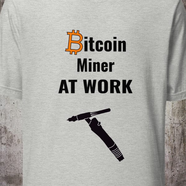 Bitcoin Miner at Work – Welder Edition | TIG Welder Bitcoin Shirt