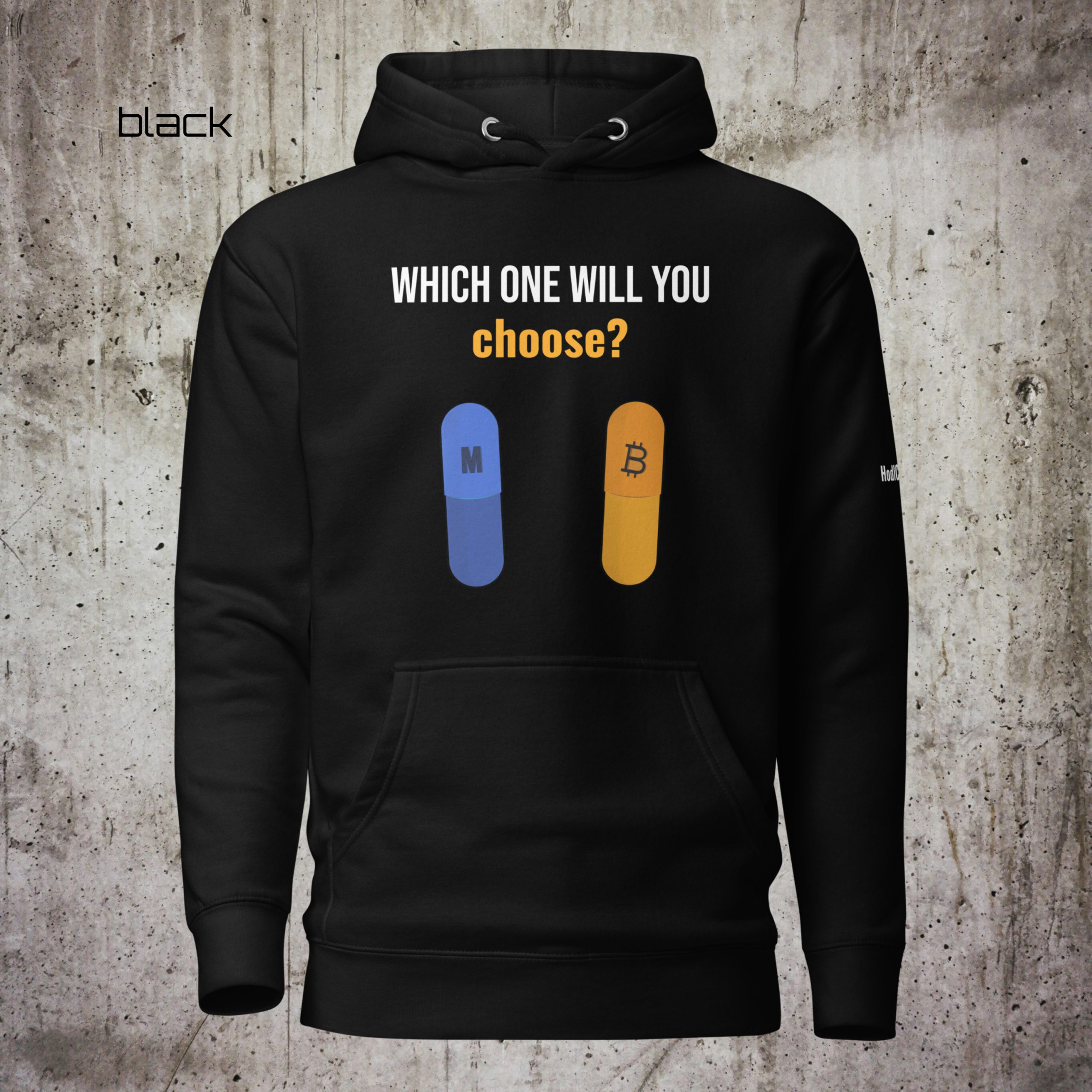 Which One Will You Choose? – Bitcoin vs Fiat Hoodie - Image 2