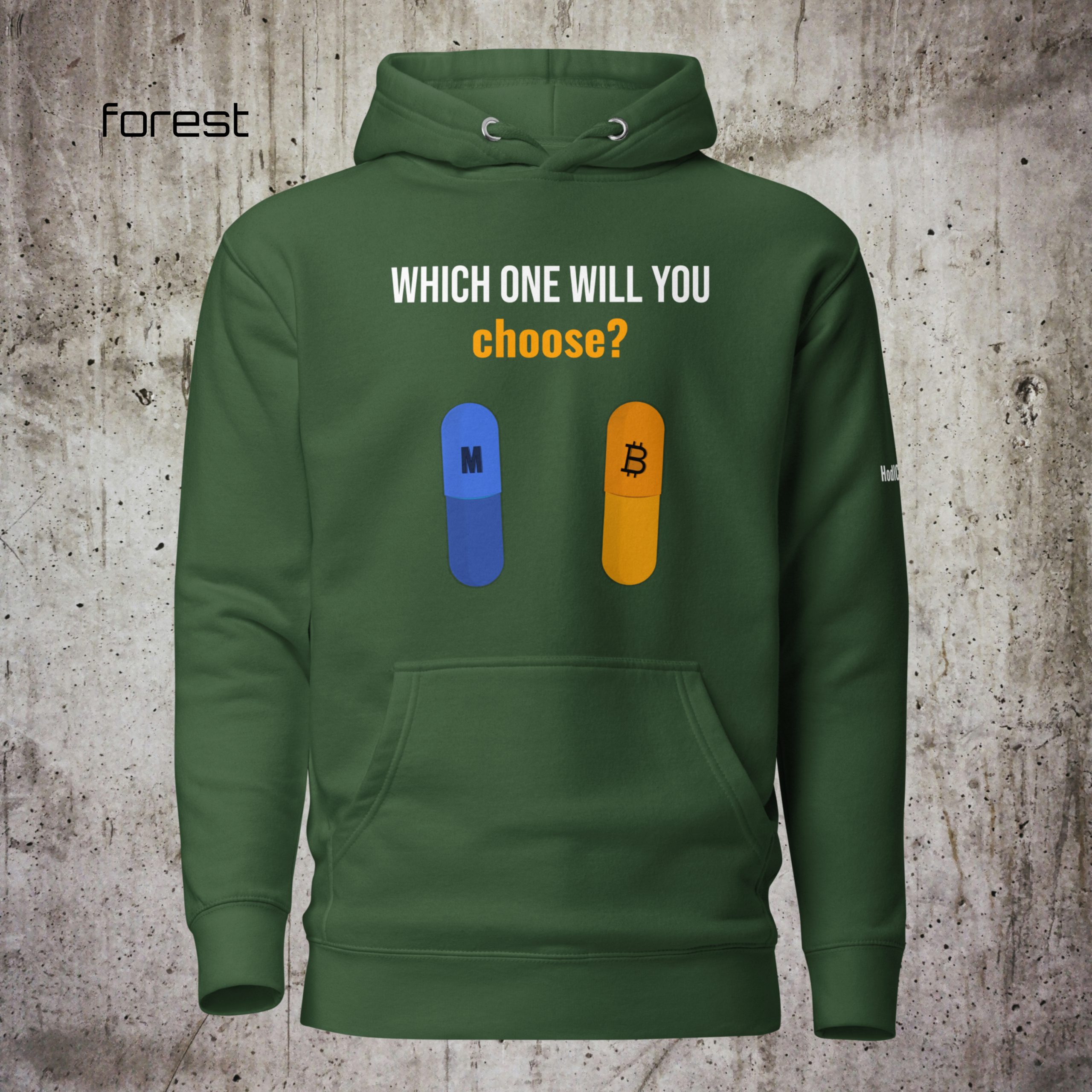 Which One Will You Choose? – Bitcoin vs Fiat Hoodie - Image 4