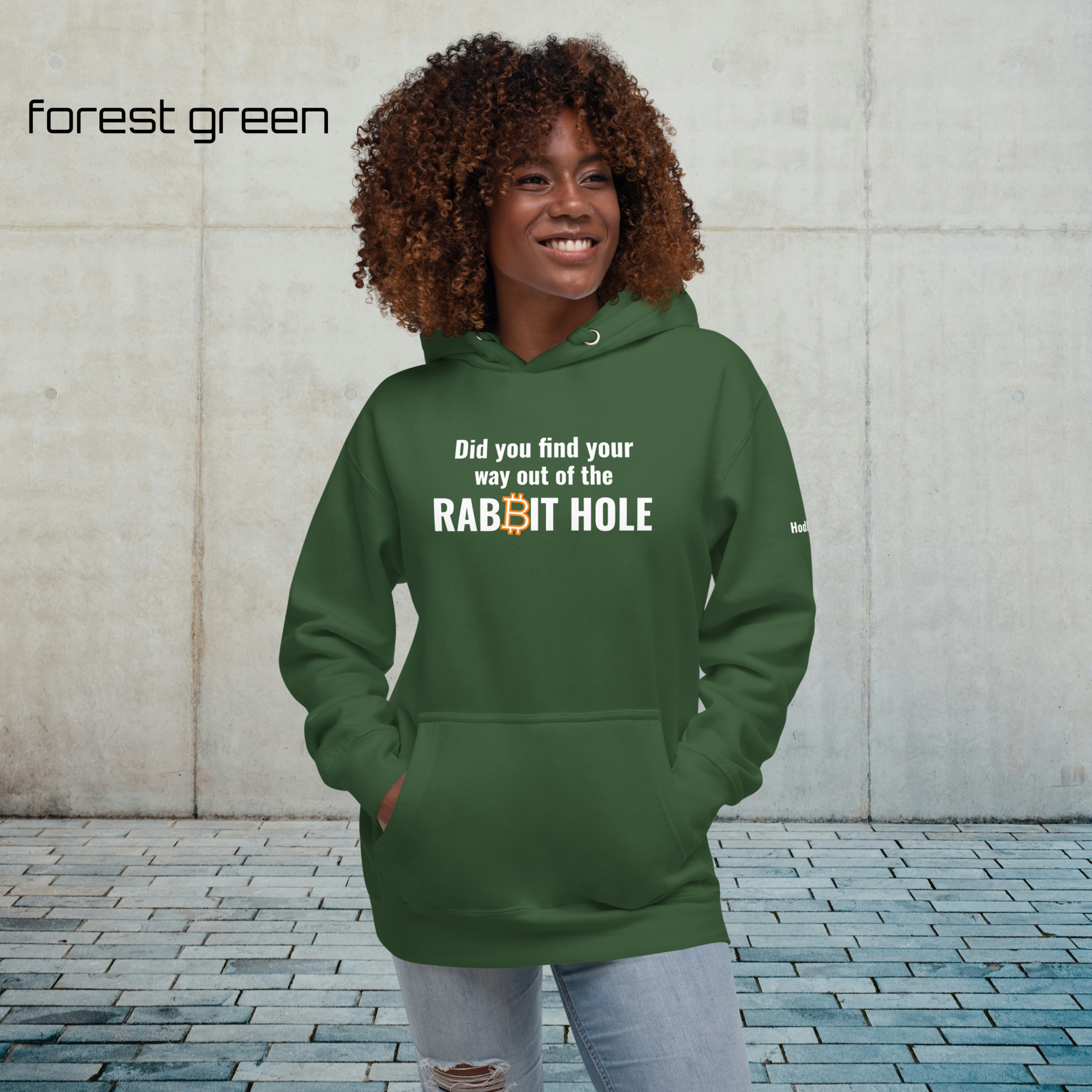Did You Find Your Way Out of the RABBIT ₿ HOLE? – Bitcoin Edition Unisex Hoodie - Image 7