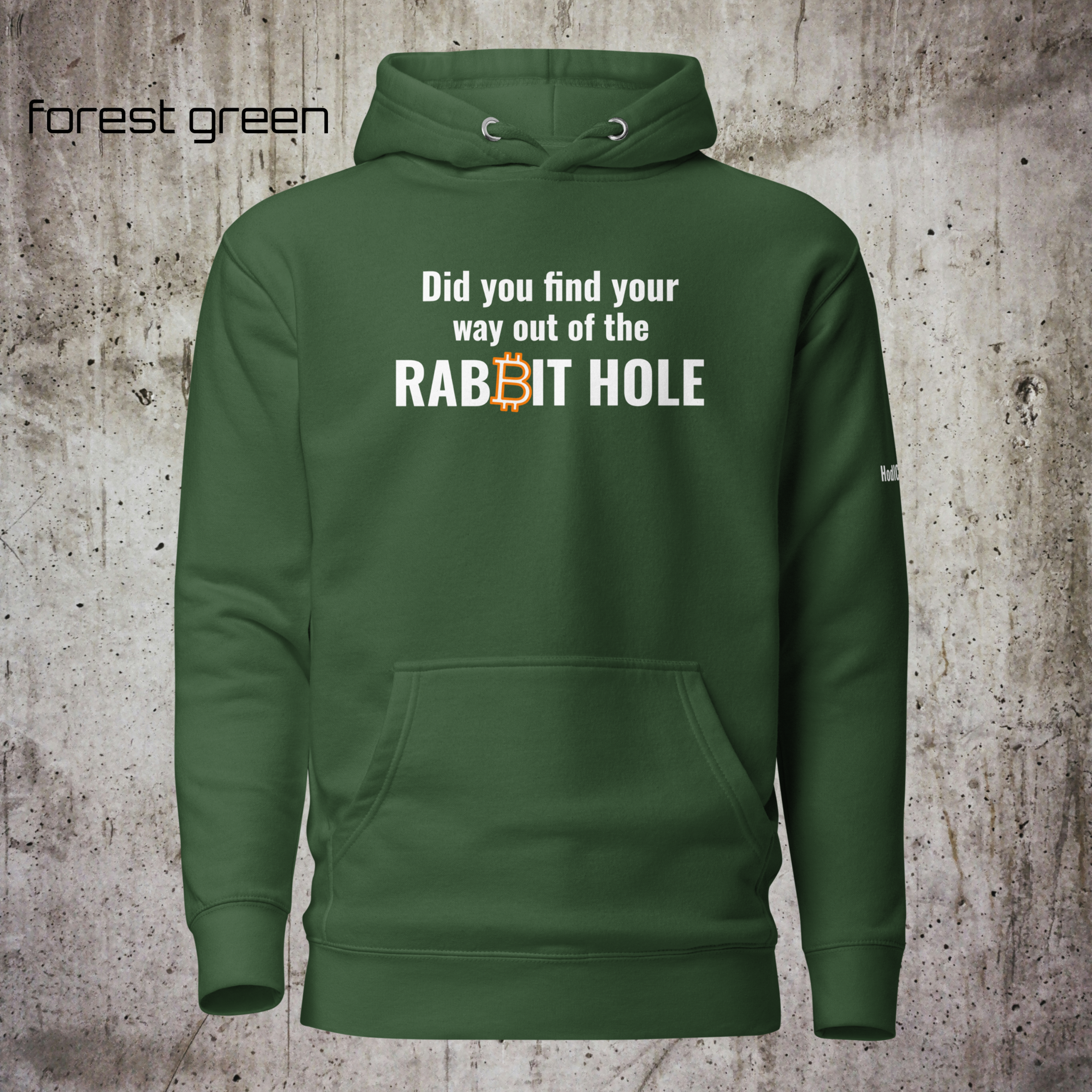 Did You Find Your Way Out of the RABBIT ₿ HOLE? – Bitcoin Edition Unisex Hoodie - Image 4