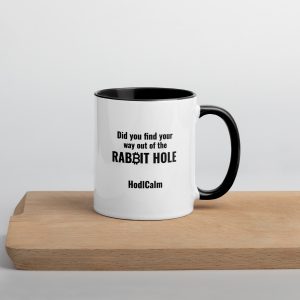 HodlCalm Rabbit Hole Mug | Minimal Bitcoin Statement Coffee Mug