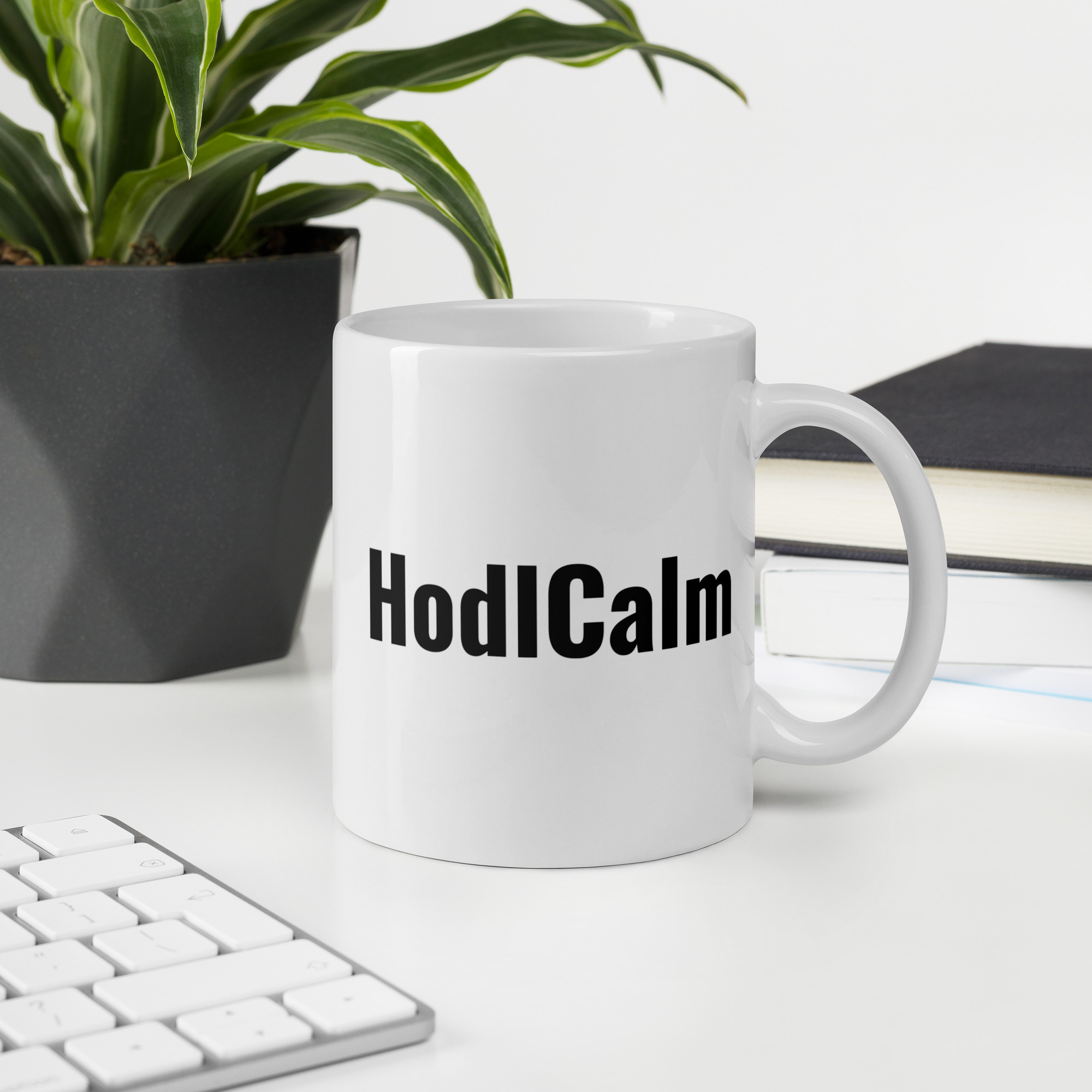 HodlCalm Bitcoin Mug | Bitcoin Only Minimalist Coffee Mug - Image 5