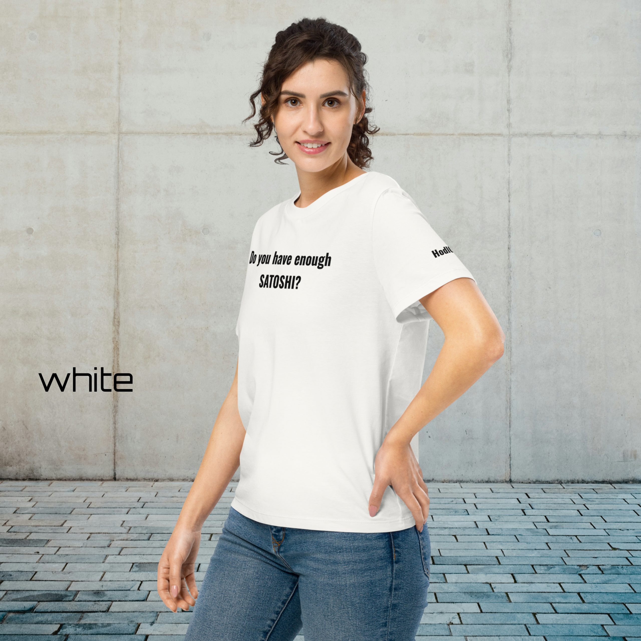 Do You Have Enough Satoshi? – Women’s Bitcoin Statement BIO T-Shirt - Image 8